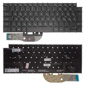 0K3VC4 gy&aacute;ri &uacute;j magyar h&aacute;tt&eacute;rvil&aacute;g&iacute;t&aacute;sos laptop billentyűzet, keret n&eacute;lk&uuml;l