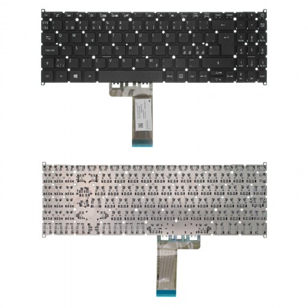 NK.I1517.0BJ gyári új norvég fekete laptop billentyűzet, keret nélkül