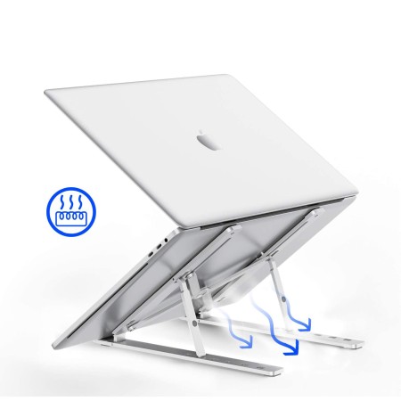 xBase Laptop állvány 11"-15,6" állítható ezüst – 2. kép