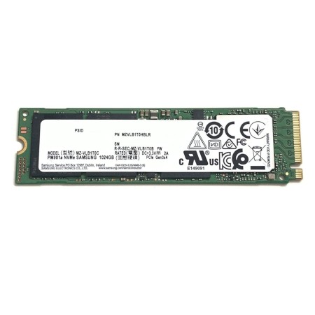 Samsung PM981a 1TB M.2 PCIe NVMe használt SSD (MZVLB1T0B)