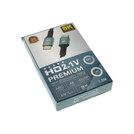 xBase prémium HDMI 2.1, 8K 60Hz, 4K 120Hz, kábel 1.5M – 2. kép