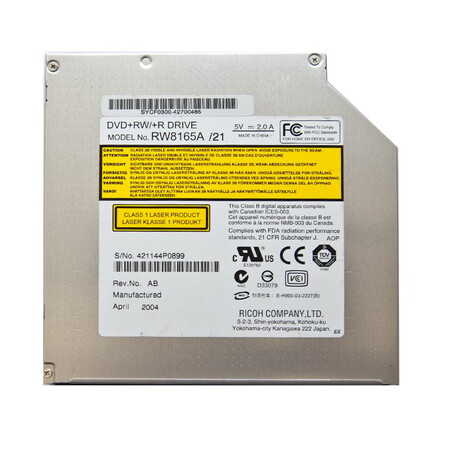Ricoh RW8165A IDE notebook DVD író – 1. kép