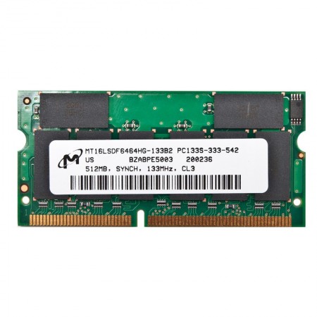 Micron 512MB SD 133MHz notebook memória