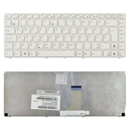 0KNB0-4000HU00 gyári új magyar fehér laptop billentyűzet