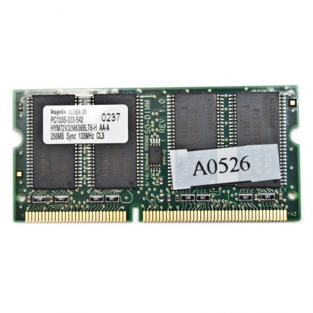 Hynix 256MB SD 133Mhz notebook memória