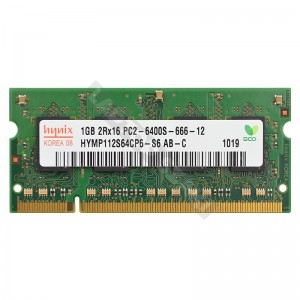 Hynix 1GB DDR2 800MHz használt notebook memória