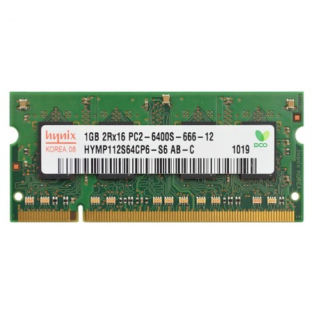 Hynix 1GB DDR2 800MHz használt notebook memória