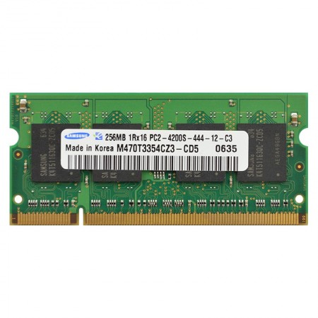 Samsung 256MB DDR2 533Mhz használt notebook memória