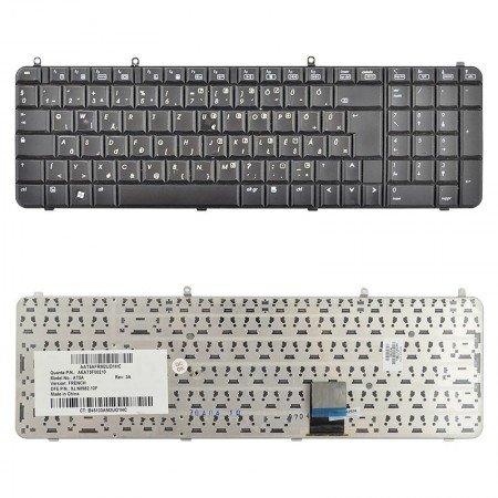 441541-051 használt, francia laptop billentyűzet magyar matricákkal