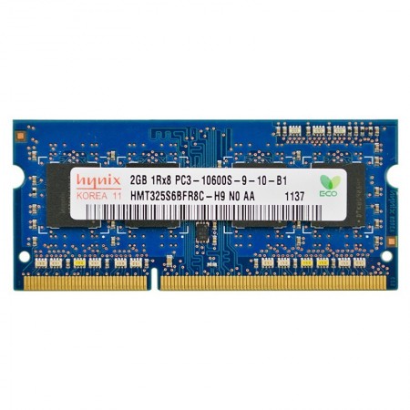 Hynix 2GB DDR3 1333MHz használt notebook memória