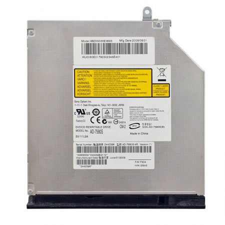 Sony Optiarc AD-7580S használt SATA laptop DVD író
