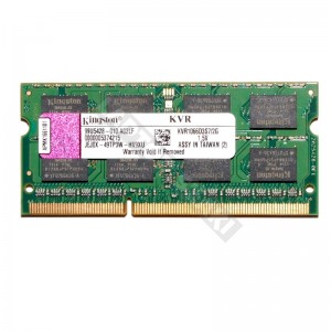 Kingston 2GB DDR3 1066MHz használt notebook memória