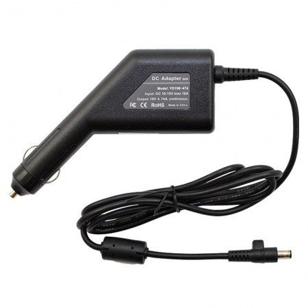 Samsung 19V 4.74A (90W) utángyártott új autós, szivargyújtós laptop töltő