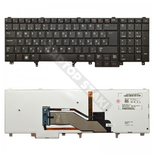 054R9H gy&aacute;ri &uacute;j, magyar, h&aacute;tt&eacute;r-vil&aacute;g&iacute;t&aacute;sos laptop billentyűzet