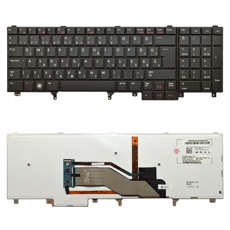 054R9H gyári új, magyar, háttér-világításos laptop billentyűzet