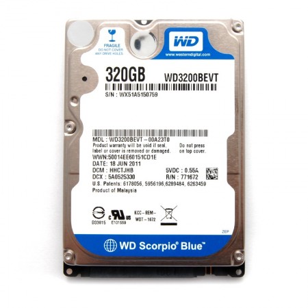 WD WD3200BPVT 320GB használt SATA 2,5