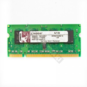 Kingston 1GB DDR2 667MHz használt notebook memória