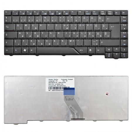 NSK-H370Q  magyar fekete billentyűzet