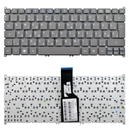 NSK-R11SC gyári új, szürke magyar laptop billentyűzet