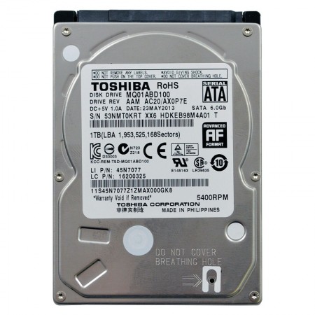 Toshiba MQ01ABD100 1000GB SATA 2,5