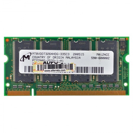 Micron 256MB DDR 266MHz használt notebook memória