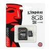 Kingston 8 GB microSDHC memóriakártya, Class 10