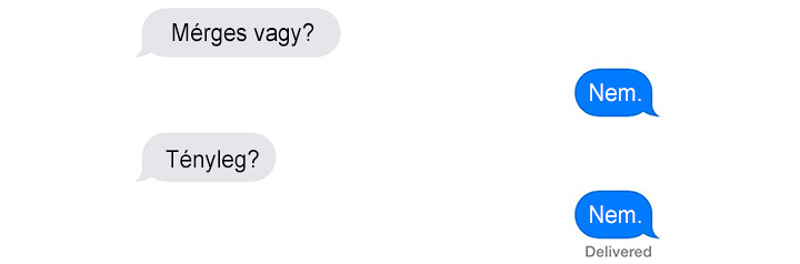 Dühös vagy? Rakj pontot a végére!