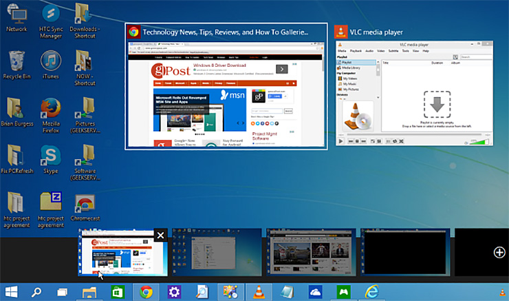 Készülj fel a Windows 10 virtuális asztalaira