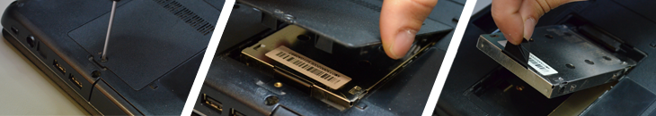 Laptop SSD, laptop HDD